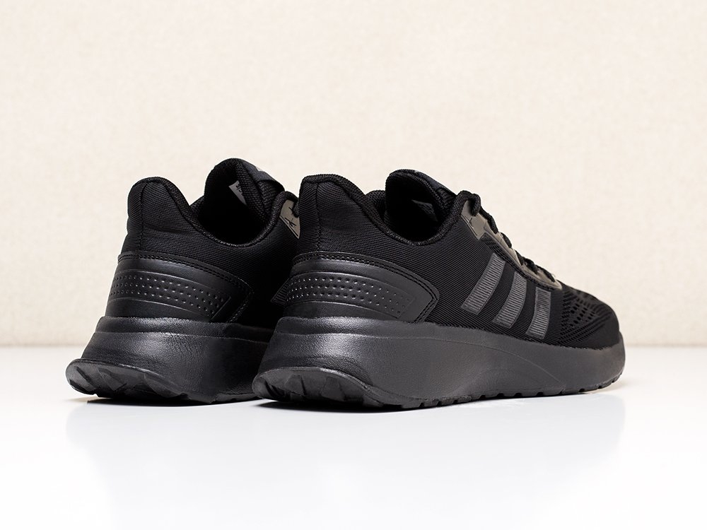 All black adidas cloudfoam hotsell