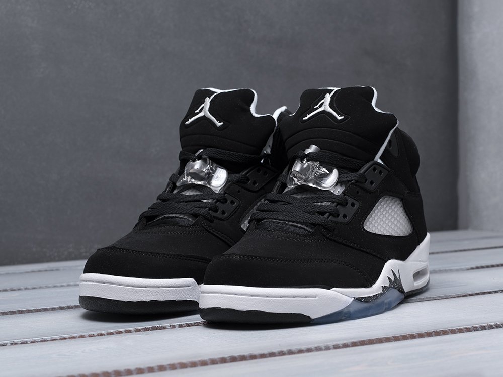 Nike Air Jordan 5 Oreo черные мужские (AR14551) - фото 3