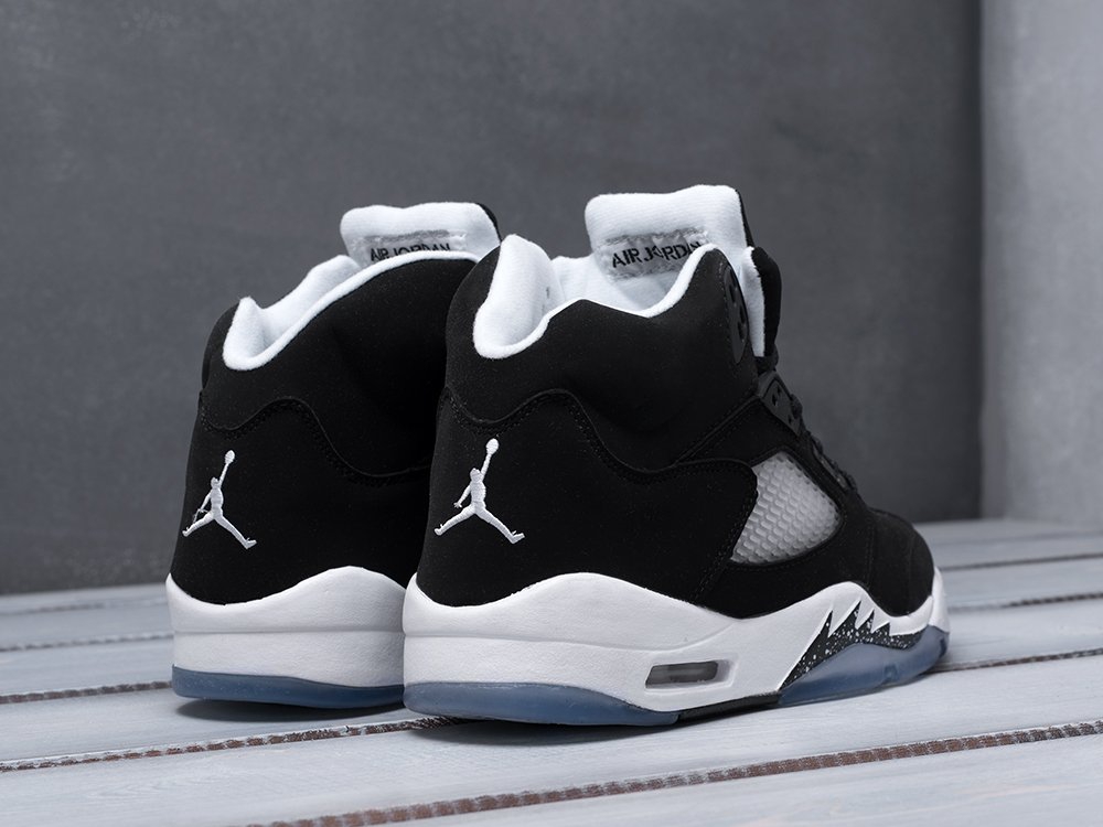 Nike Air Jordan 5 Oreo черные мужские (AR14551) - фото 4