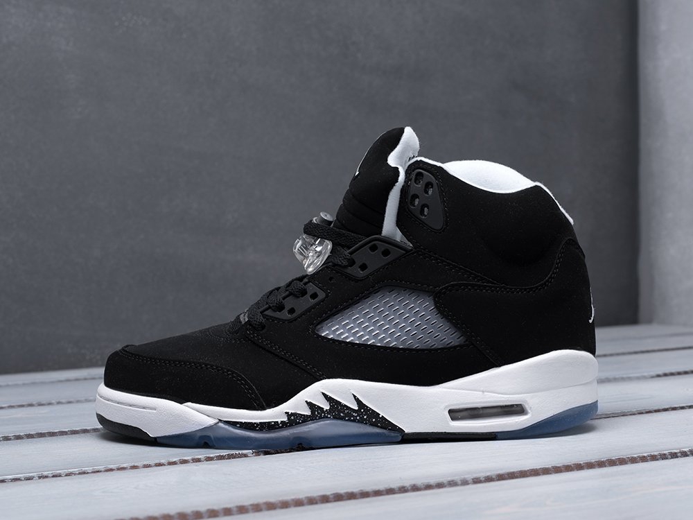 Nike Air Jordan 5 Oreo черные мужские (AR14551) - фото 1 Nike Air Jordan 5 Oreo черные мужские (AR14551) - фото 1