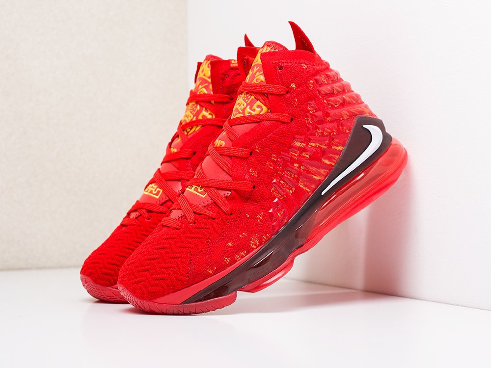 Nike Lebron XVII красные мужские (AR14580) - фото 2