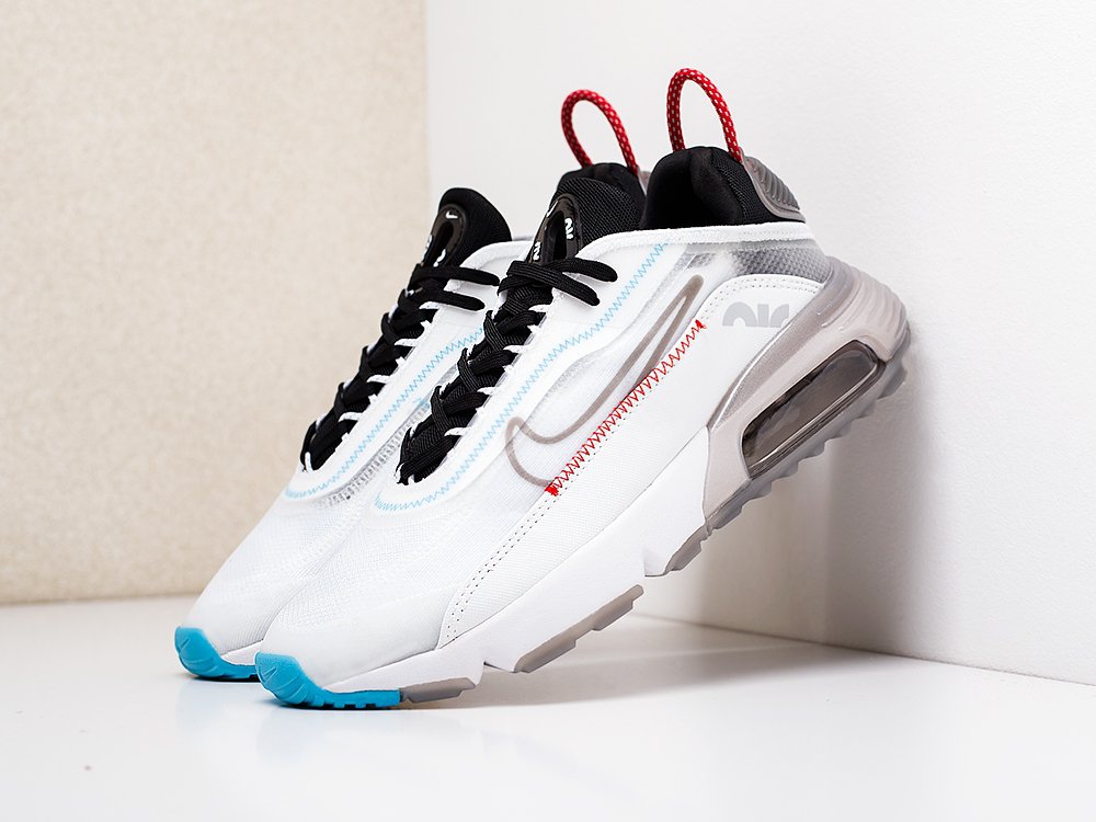 мужские кроссовки Nike Air Max 2090 White / Black / Pure Platinum / Bright Crimson