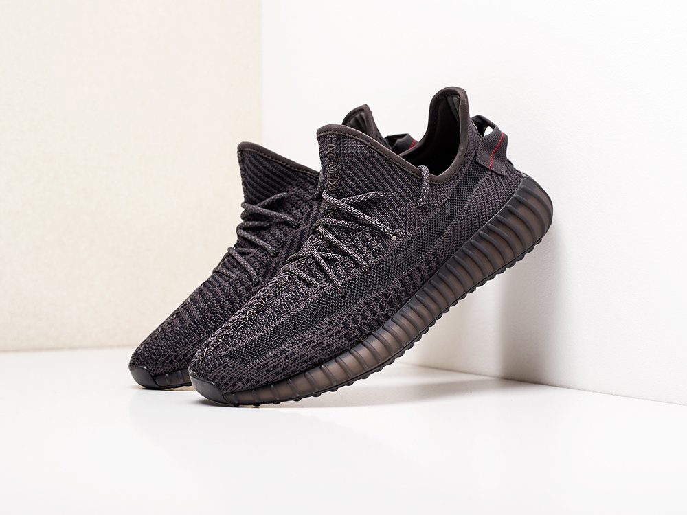 Adidas Yeezy 350 Boost v2 черные женские (AR14709) - фото 2