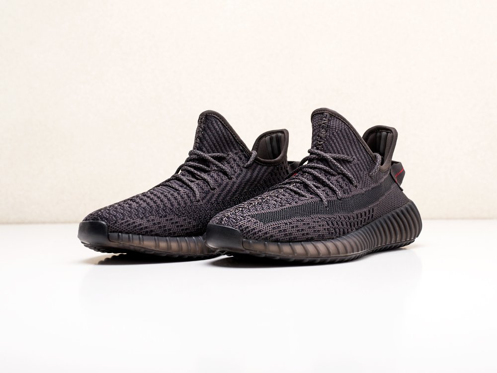 Adidas Yeezy 350 Boost v2 черные женские (AR14709) - фото 3