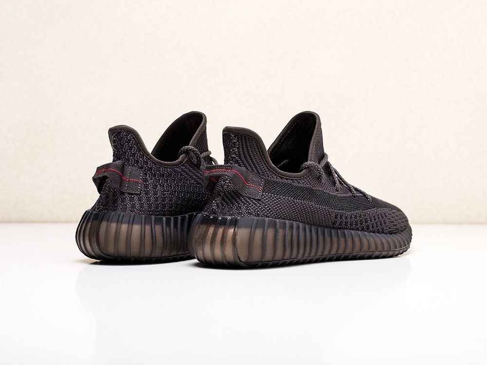 Adidas Yeezy 350 Boost v2 черные женские (AR14709) - фото 4