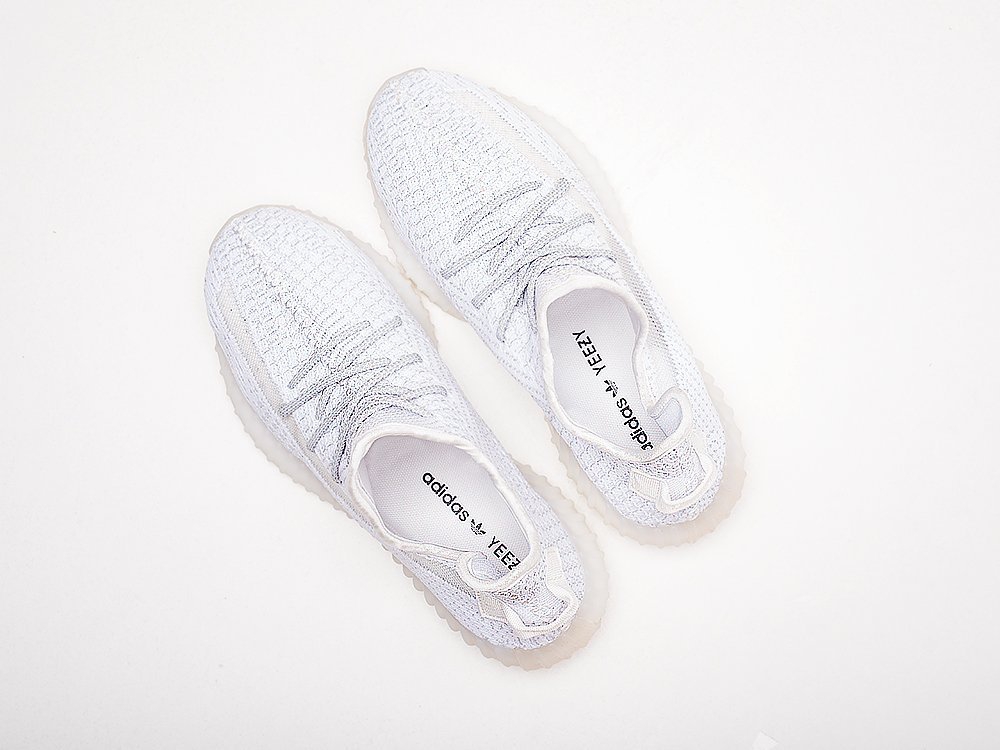 Adidas Yeezy 350 Boost v2 Static Reflective белые мужские (AR14724) - фото 6