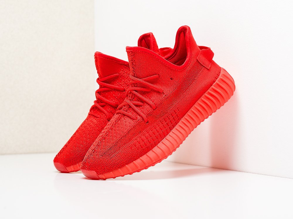 Adidas Yeezy 350 Boost v2 красные женские (AR14739) - фото 2 Adidas Yeezy 350 Boost v2 красные женские (AR14739) - фото 2