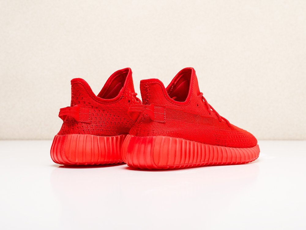 Adidas Yeezy 350 Boost v2 красные женские (AR14739) - фото 4