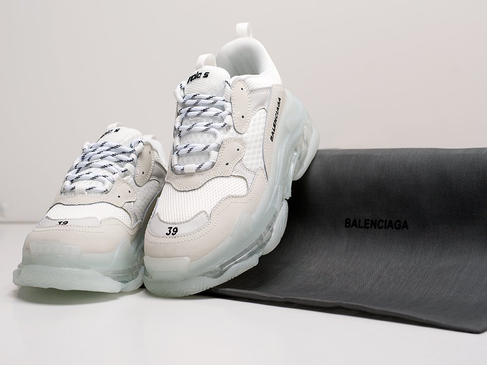 Balenciaga Triple S Сlear Sole желтые женские (AR14874) - фото 7 Balenciaga Triple S Сlear Sole желтые женские (AR14874) - фото 7