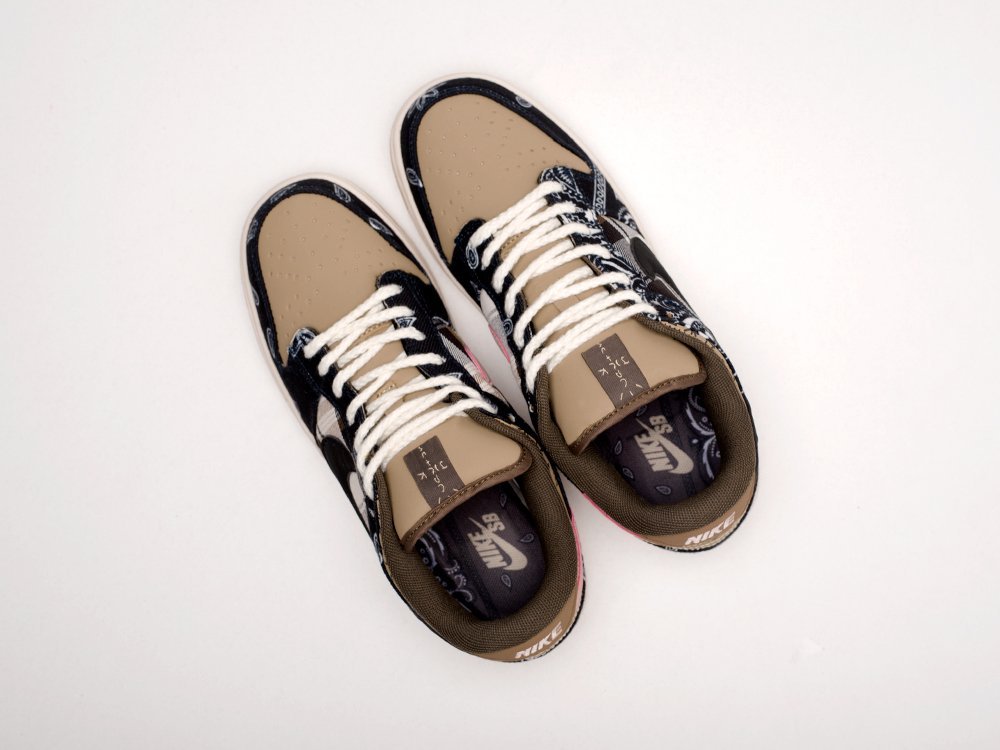 Nike Air Jordan 1 Low x Travis Scott коричневые мужские (AR14951) - фото 5 Nike Air Jordan 1 Low x Travis Scott коричневые мужские (AR14951) - фото 5