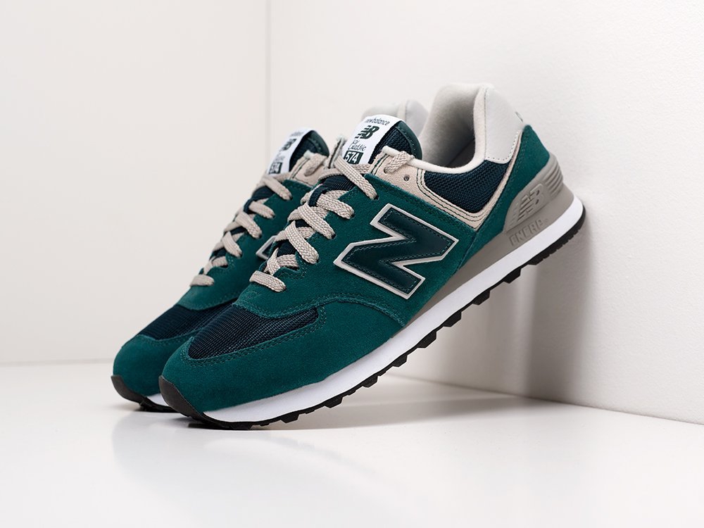 New Balance 574 зеленые мужские (AR14974) - фото 2 New Balance 574 зеленые мужские (AR14974) - фото 2