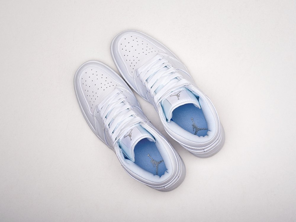 Nike Air Jordan 1 белые женские (AR15007) - фото 6 Nike Air Jordan 1 белые женские (AR15007) - фото 6