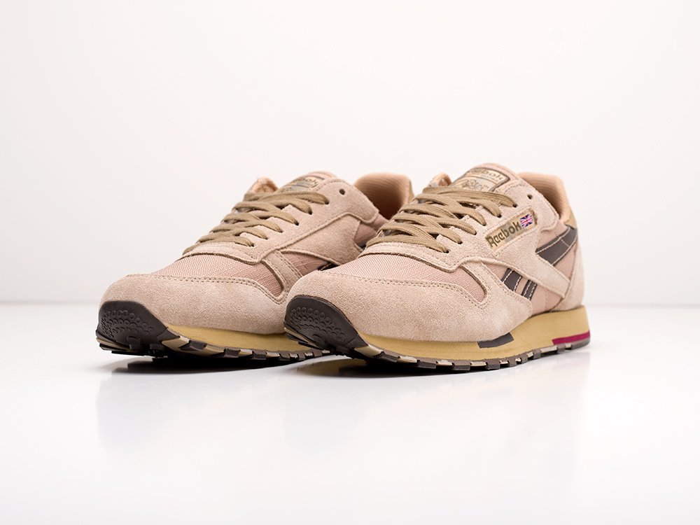 Reebok Classic Leather Suede розовые мужские (AR15132) - фото 3