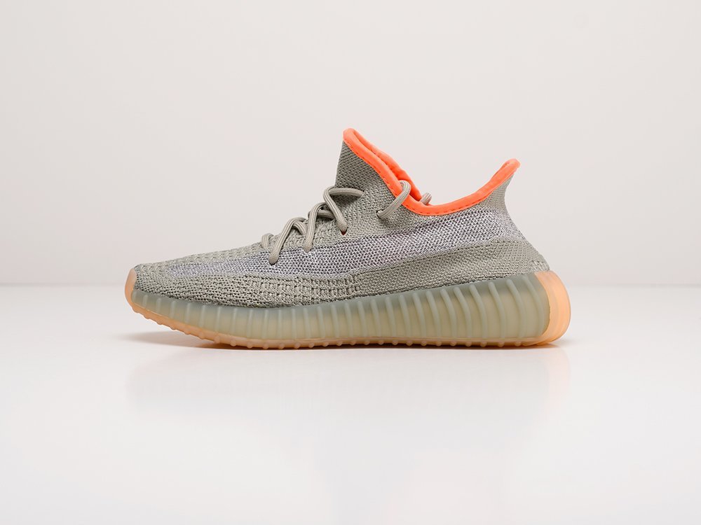 Adidas Yeezy 350 Boost v2 WMNS Desert Sage серые женские (AR15198) - фото 1