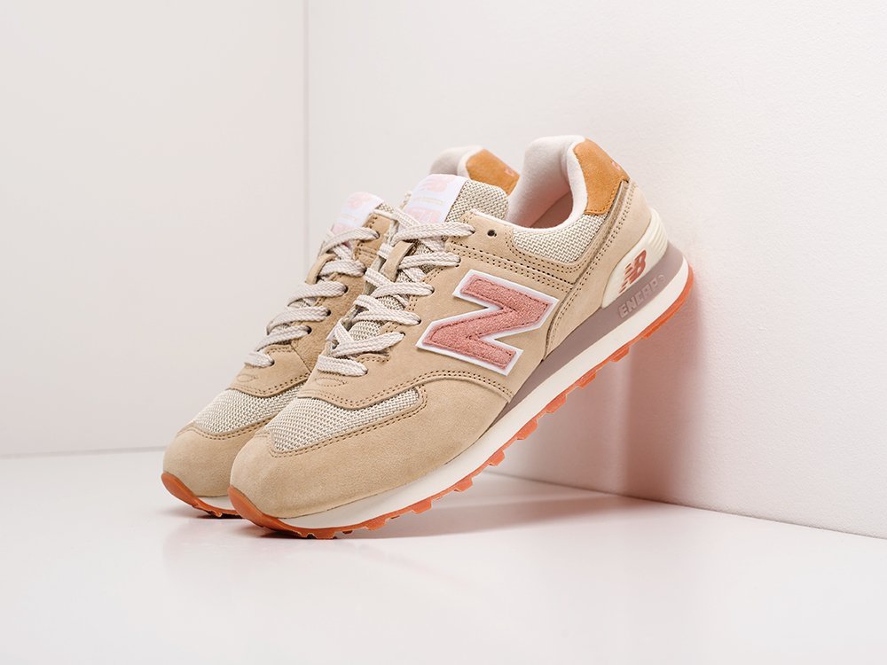 New Balance 574 бежевые женские (AR15232) - фото 2 New Balance 574 бежевые женские (AR15232) - фото 2