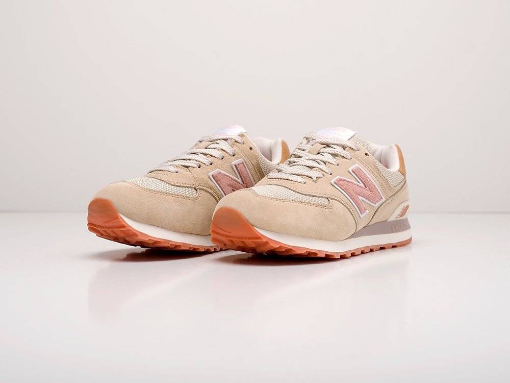 New Balance 574 бежевые женские (AR15232) - фото 3 New Balance 574 бежевые женские (AR15232) - фото 3