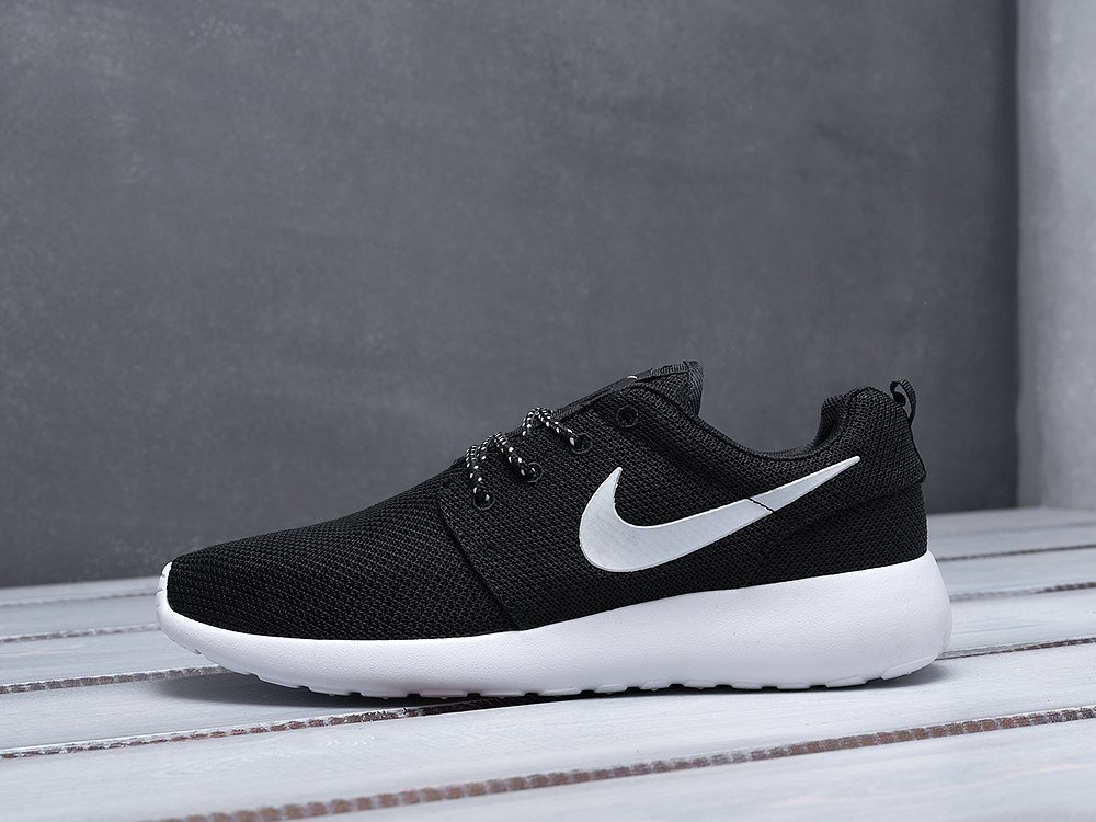 Nike Roshe Run черные текстиль мужские (AR15241) - фото 1 Nike Roshe Run черные текстиль мужские (AR15241) - фото 1