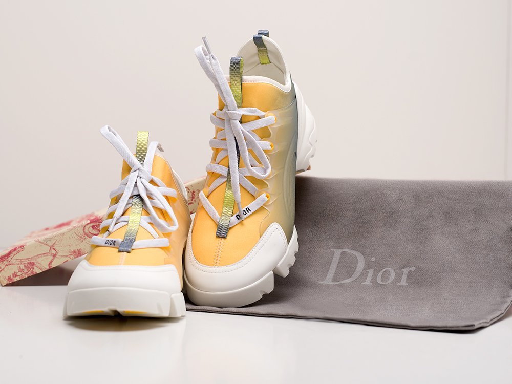 Женские кроссовки Dior D-Connect Multicolor Gradient Technical Fabric (36-40 размер) фото 7