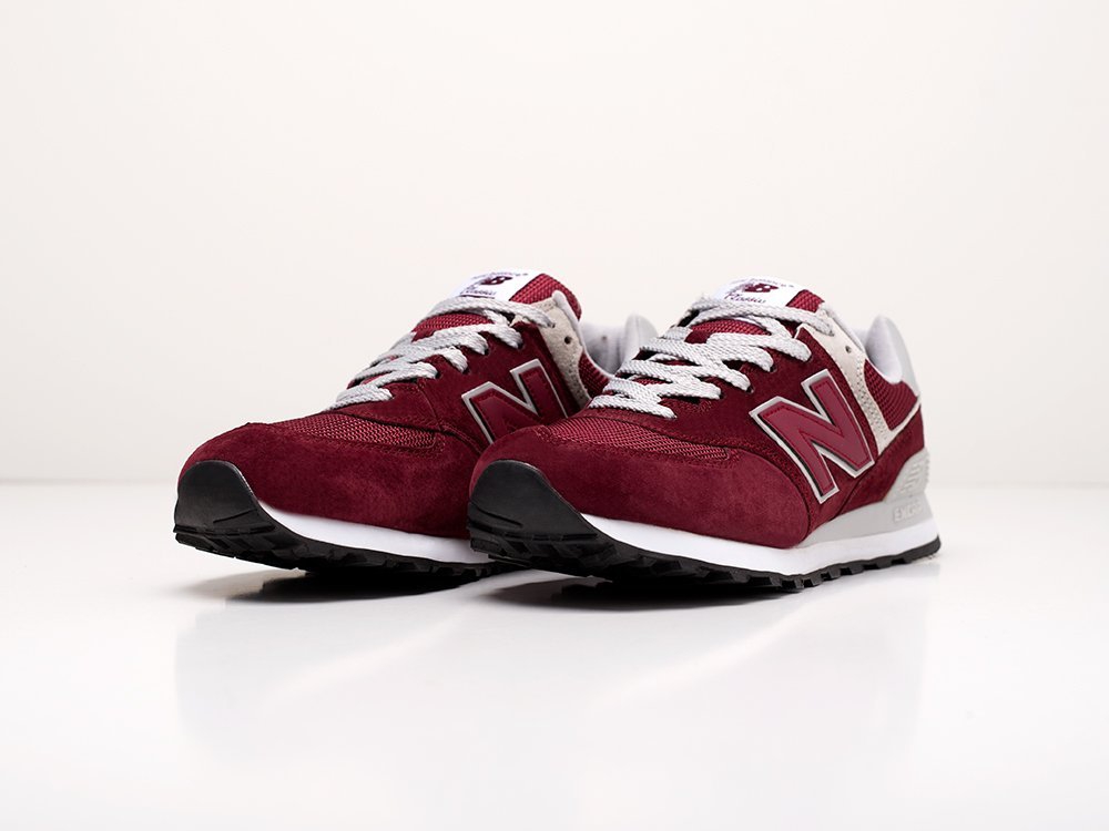 New Balance 574 бордовые мужские (AR15275) - фото 4 New Balance 574 бордовые мужские (AR15275) - фото 4