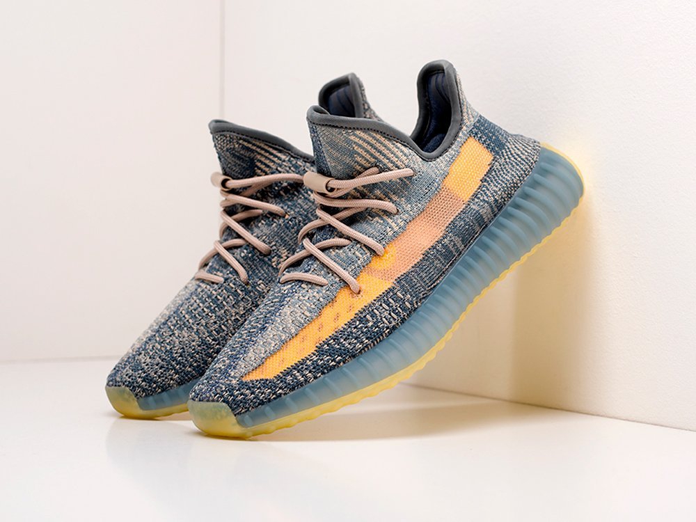 Adidas Yeezy 350 Boost v2 Israfil серые мужские (AR15325) - фото 2