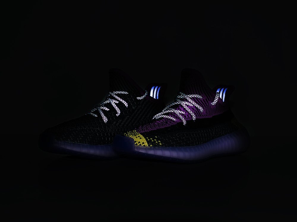 Adidas Yeezy 350 Boost v2 фиолетовые мужские (AR15329) - фото 7