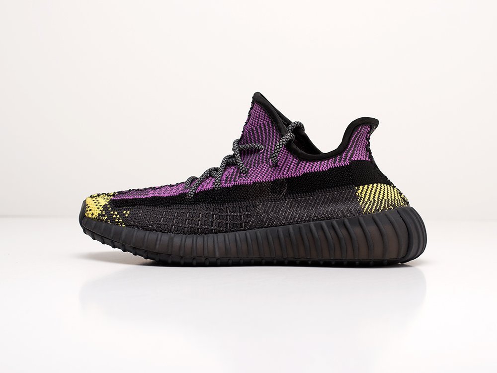 мужские кроссовки Adidas Yeezy 350 Boost v2 Purple / Yellow / Black / Grey / Black