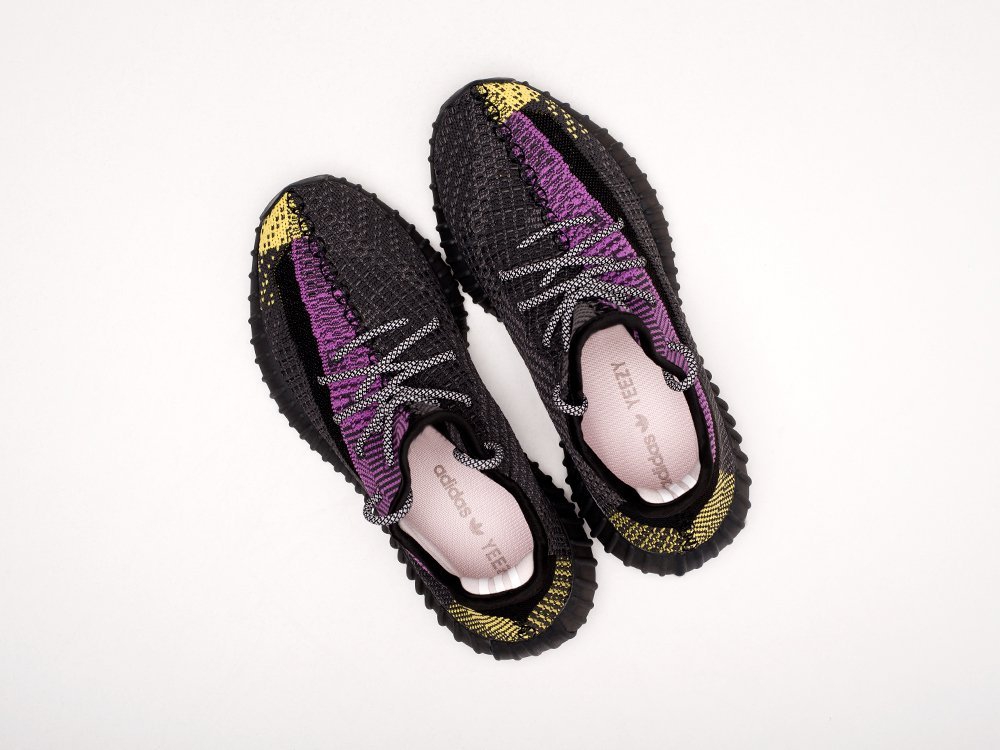 мужские кроссовки Adidas Yeezy 350 Boost v2 Purple / Yellow / Black / Grey / Black