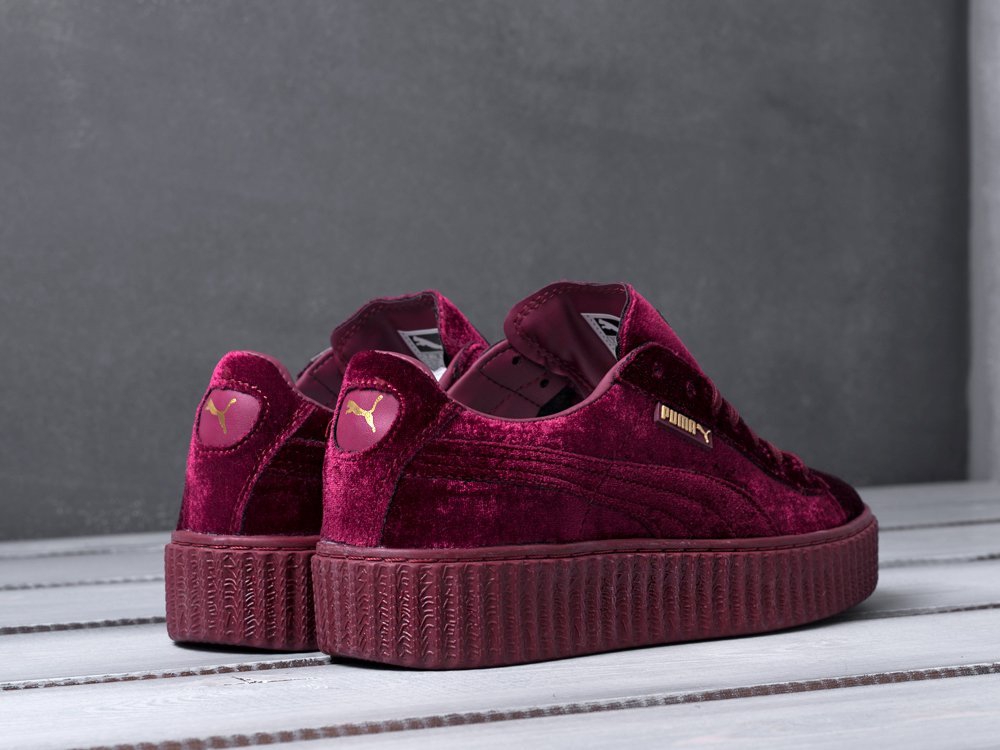 Puma Velvet Creepers WMNS бордовые женские (AR15349) - фото 3 Puma Velvet Creepers WMNS бордовые женские (AR15349) - фото 3