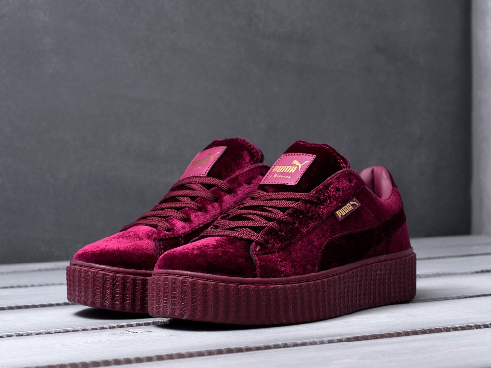 Puma Velvet Creepers WMNS бордовые женские (AR15349) - фото 4 Puma Velvet Creepers WMNS бордовые женские (AR15349) - фото 4