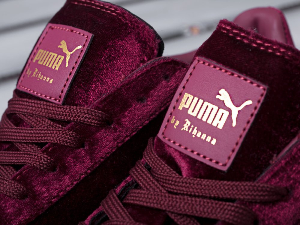 Puma Velvet Creepers WMNS бордовые женские (AR15349) - фото 6 Puma Velvet Creepers WMNS бордовые женские (AR15349) - фото 6