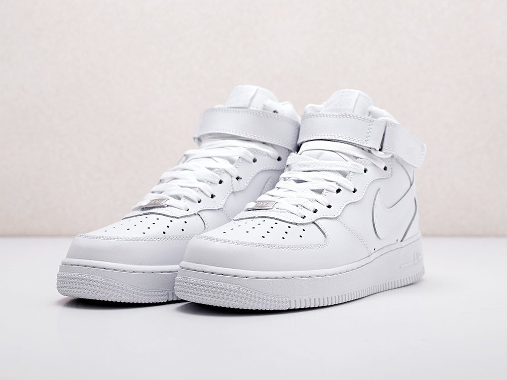 Nike Air Force 1 белые мужские (AR15560) - фото 3 Nike Air Force 1 белые мужские (AR15560) - фото 3