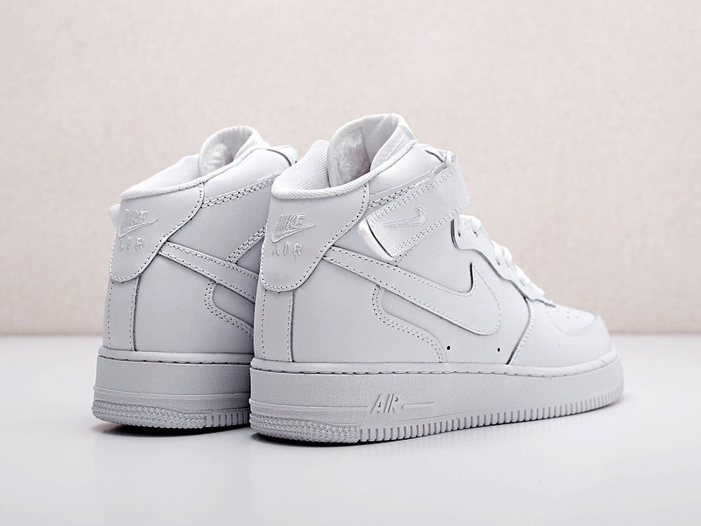 Nike Air Force 1 белые мужские (AR15560) - фото 4 Nike Air Force 1 белые мужские (AR15560) - фото 4