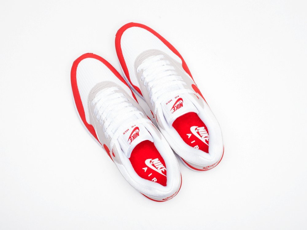 Nike Air Max 1 белые мужские (AR15562) - фото 6 Nike Air Max 1 белые мужские (AR15562) - фото 6