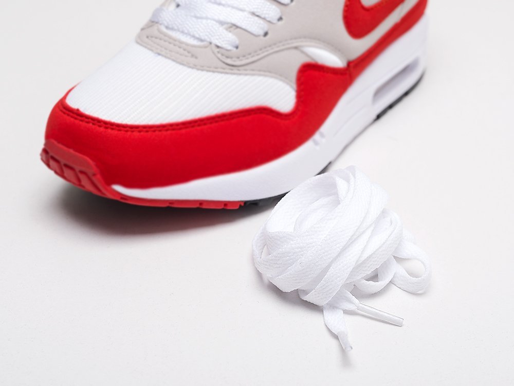 Nike Air Max 1 белые мужские (AR15562) - фото 7 Nike Air Max 1 белые мужские (AR15562) - фото 7