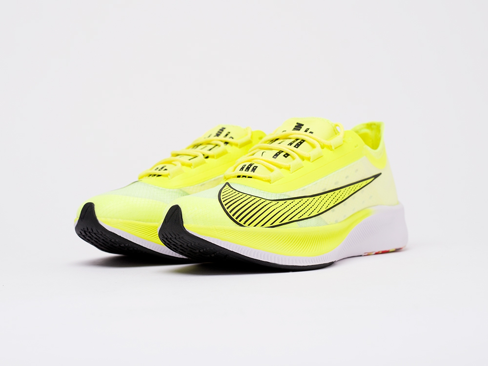 Nike Zoom Fly 3 желтые мужские (AR15573) - фото 2