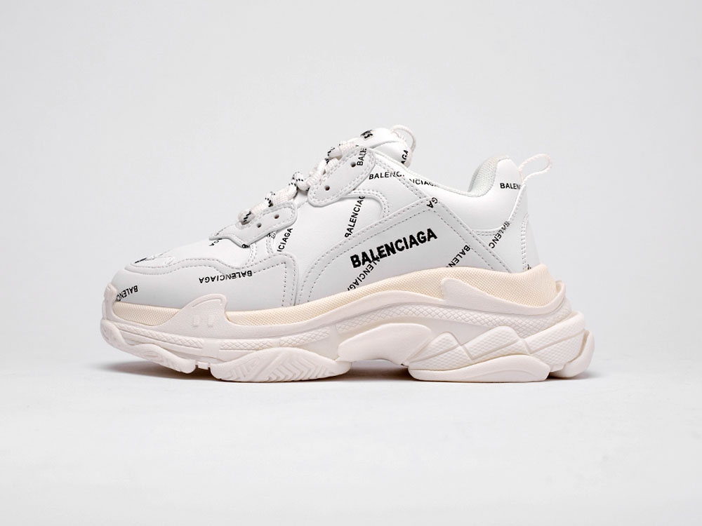 Balenciaga Triple S белые мужские (AR15610) - фото 1 Balenciaga Triple S белые мужские (AR15610) - фото 1