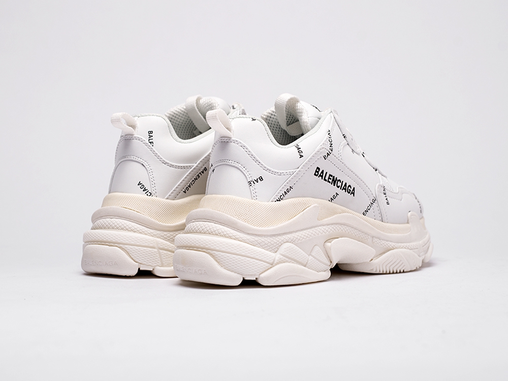 Balenciaga Triple S белые мужские (AR15610) - фото 4 Balenciaga Triple S белые мужские (AR15610) - фото 4