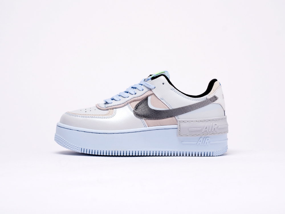 Nike Air Force 1 Shadow WMNS Pure Platinum Snakeskin Blue бежевые женские (AR15614) - фото 1 Nike Air Force 1 Shadow WMNS Pure Platinum Snakeskin Blue бежевые женские (AR15614) - фото 1