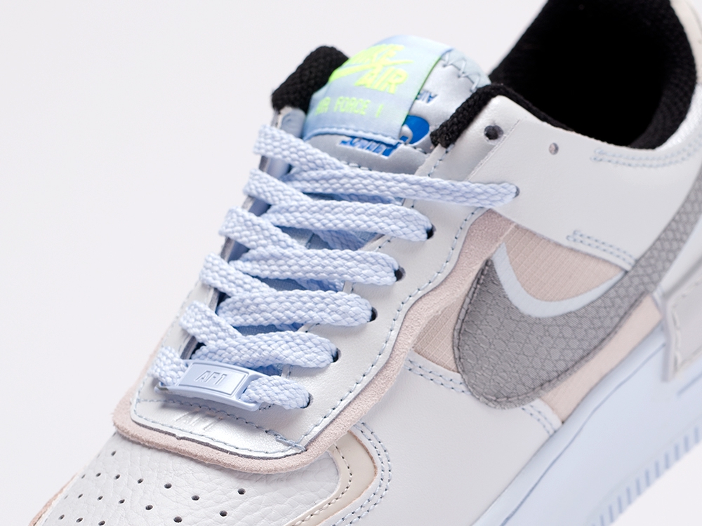 Nike Air Force 1 Shadow WMNS Pure Platinum Snakeskin Blue бежевые женские (AR15614) - фото 6 Nike Air Force 1 Shadow WMNS Pure Platinum Snakeskin Blue бежевые женские (AR15614) - фото 6