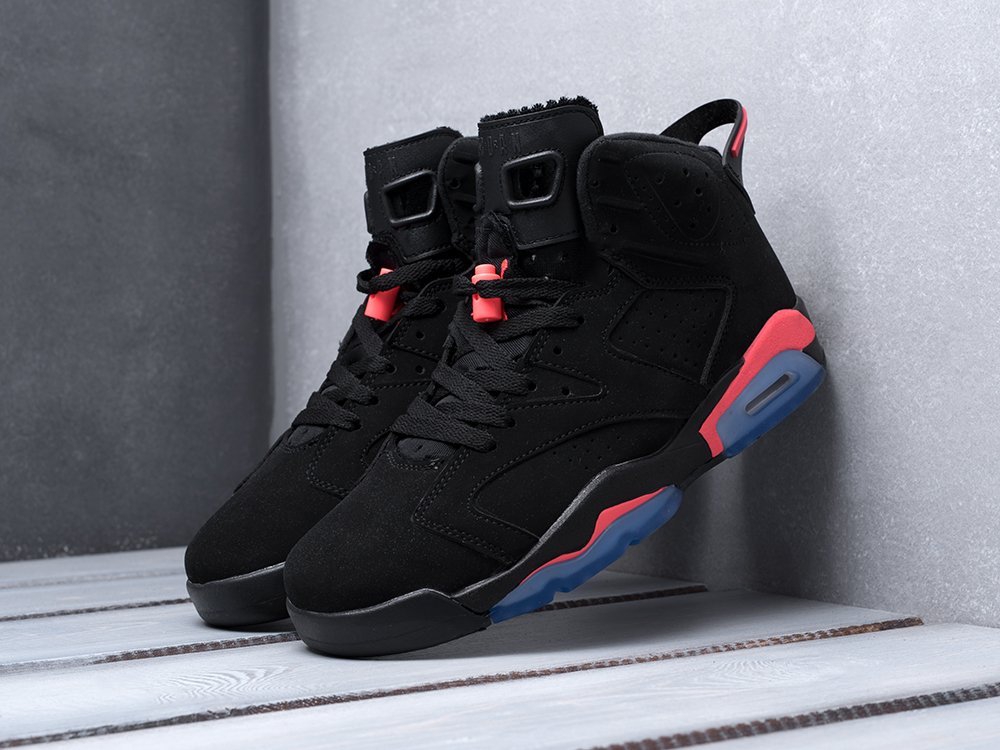 Nike Air Jordan 6 Retro Infrared черные мужские (AR15668) - фото 2 Nike Air Jordan 6 Retro Infrared черные мужские (AR15668) - фото 2