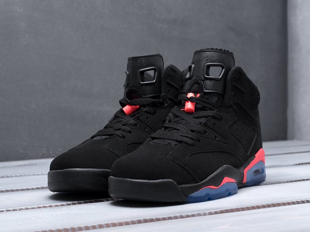 Nike Air Jordan 6 Retro Infrared черные мужские (AR15668) - фото 3