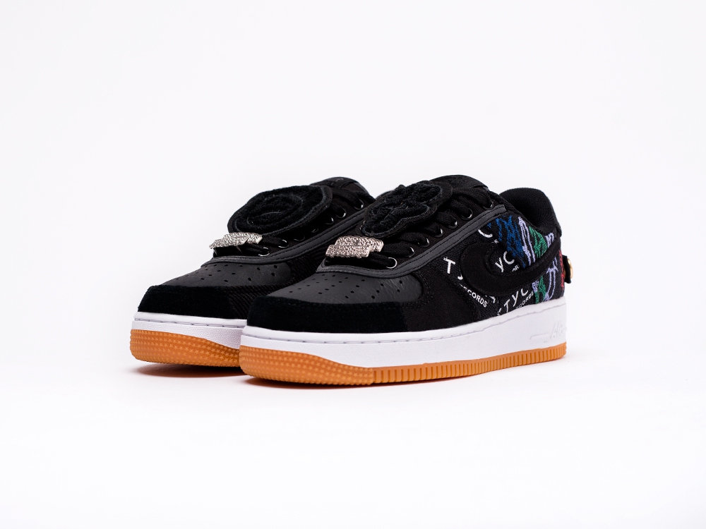 Nike x Travis Scott Air Force 1 Low WMNS черные женские (AR15699) - фото 2 Nike x Travis Scott Air Force 1 Low WMNS черные женские (AR15699) - фото 2
