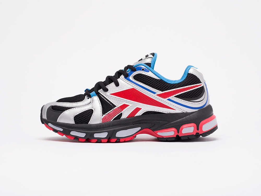 мужские кроссовки Reebok x Vetements Spike Runner 200 Silver Black Red Blue