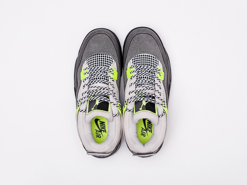Nike Air Jordan 4 Retro зеленые женские (AR15763) - фото 3