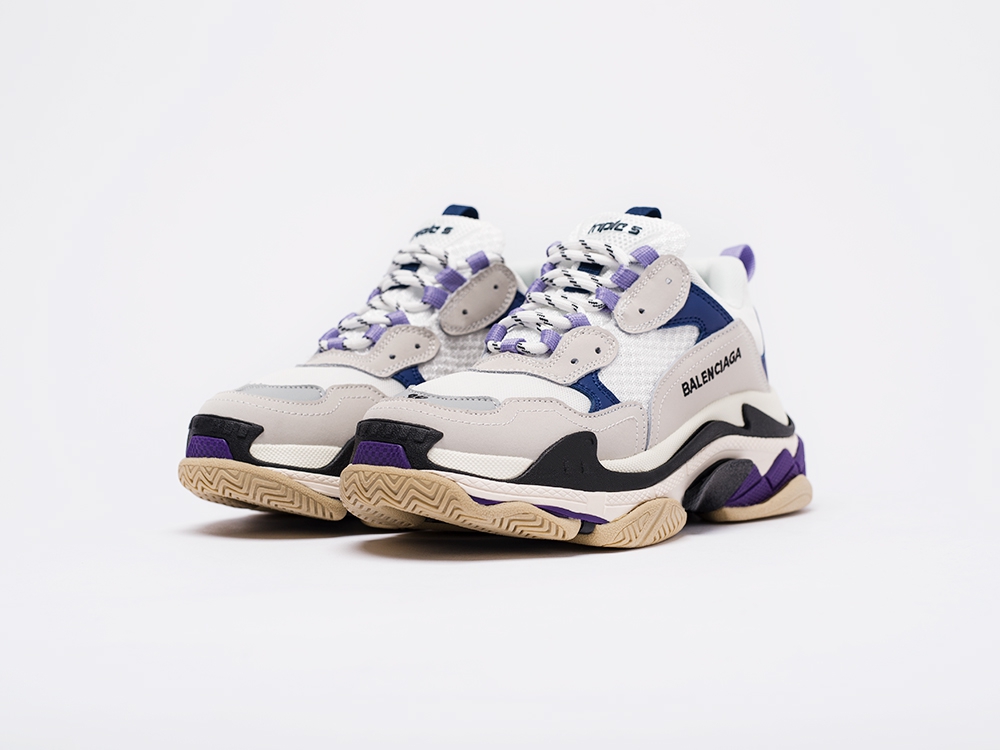 Balenciaga Triple S белые женские (AR15769) - фото 2 Balenciaga Triple S белые женские (AR15769) - фото 2