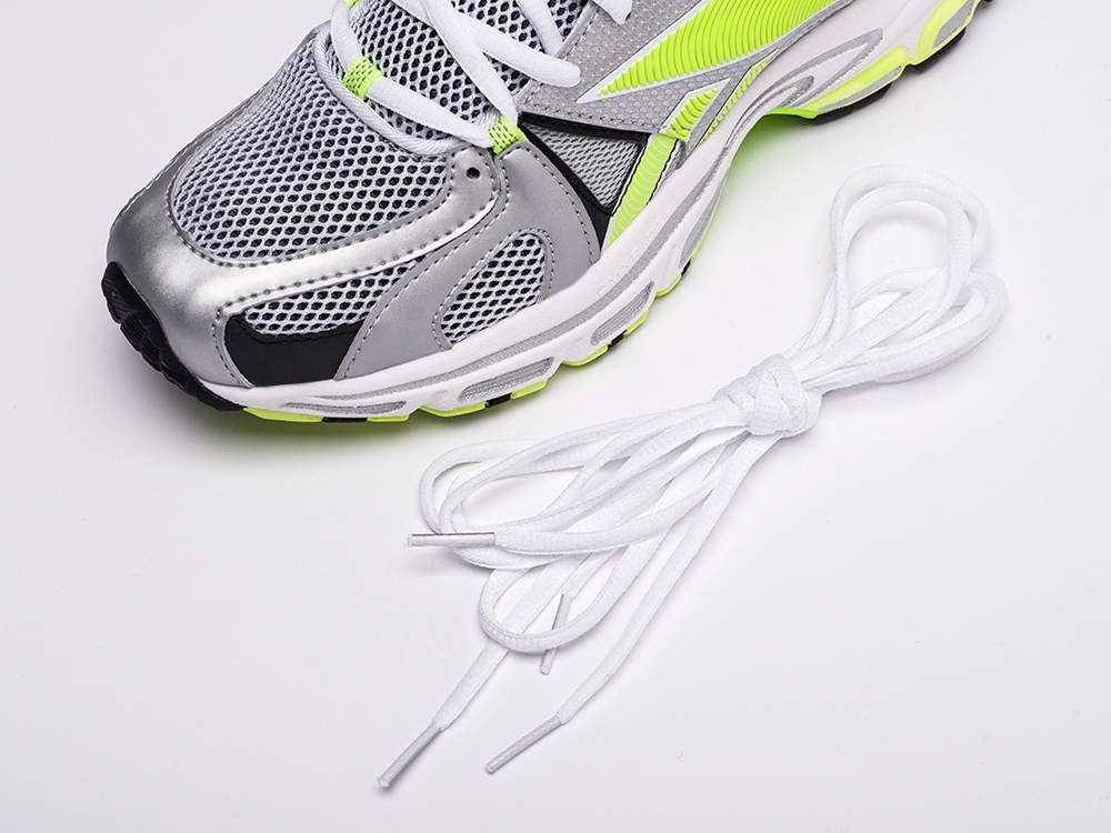 мужские кроссовки Reebok x Vetements Spike Runner 200 Silver / Neon-Green / White / Blue