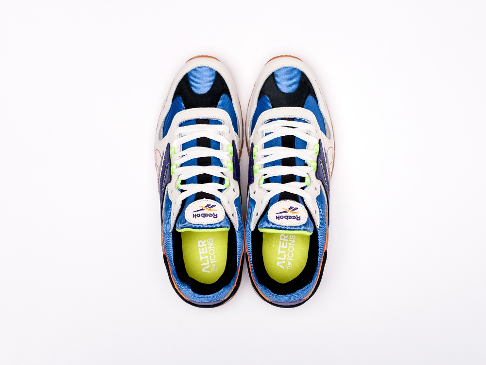 мужские кроссовки Reebok Classic Leather ATI 90s Cream / Sand / Cobalt / Lime