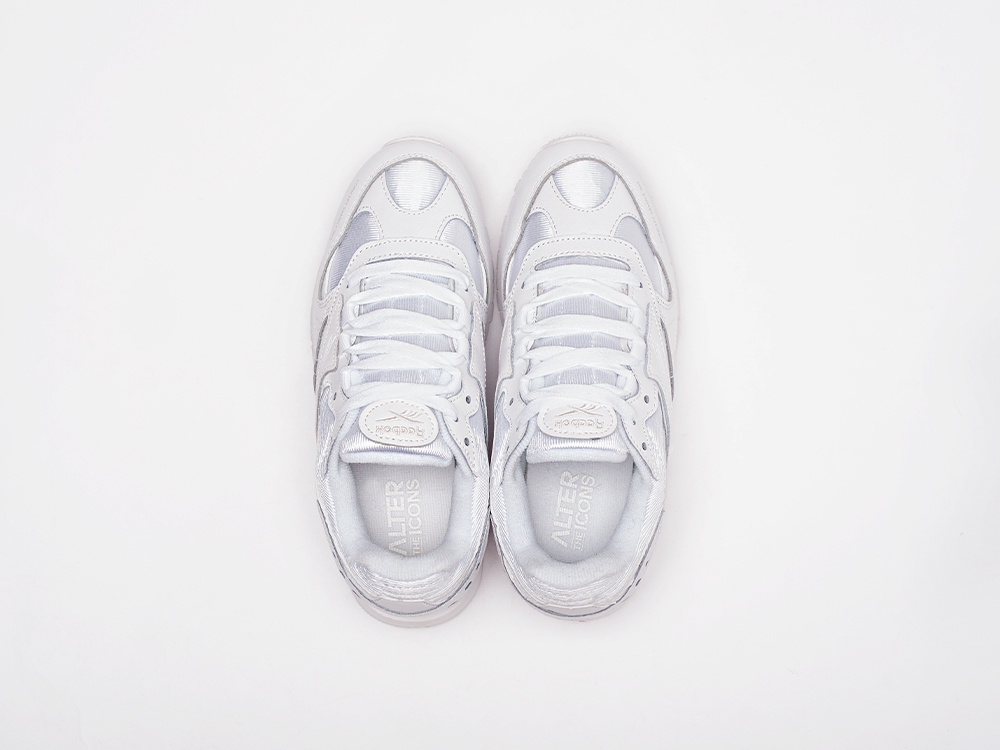 женские кроссовки Reebok Classic Leather ATI 90s WMNS White / Silver