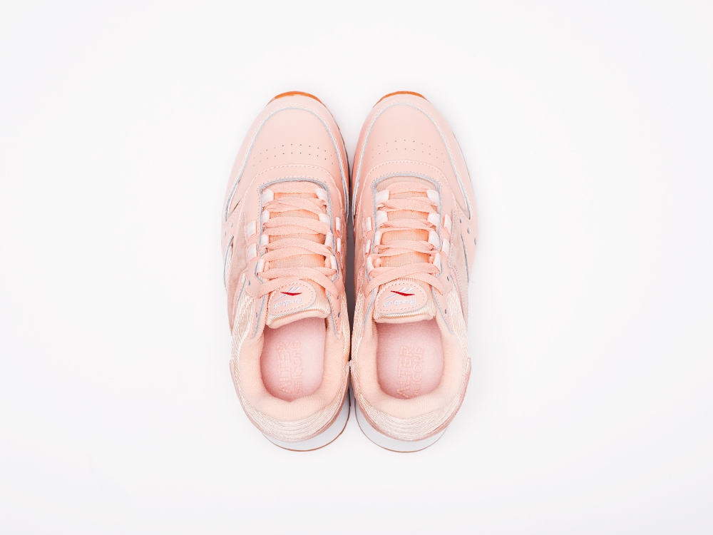 женские кроссовки Reebok Classic Leather ATI 90s WMNS Rose Cloud / Rose Gold / Chalk / Gum