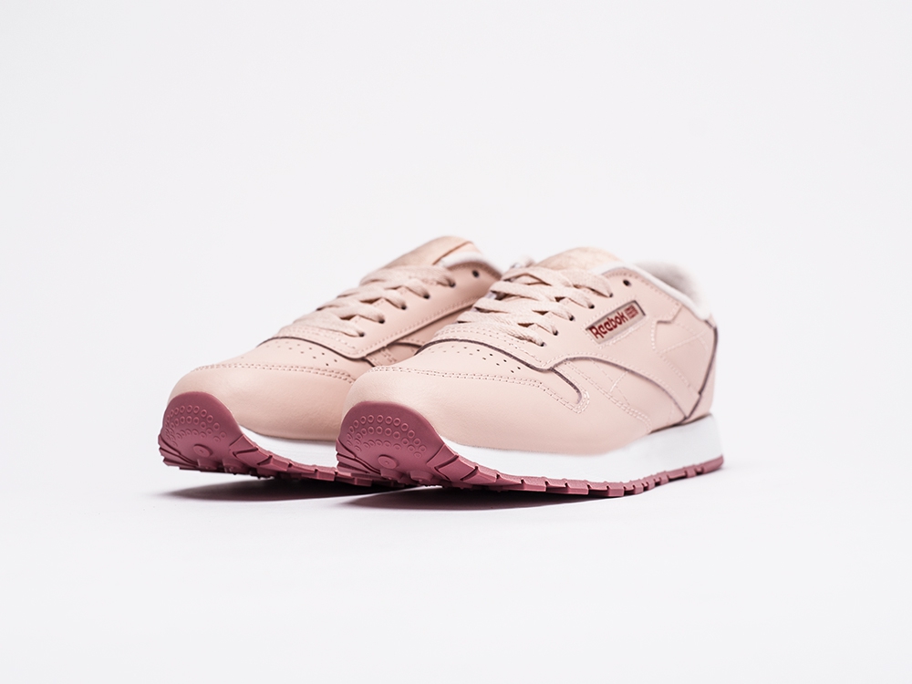 женские кроссовки Reebok Classic Leather ATI 90s WMNS Beige / White / Brown